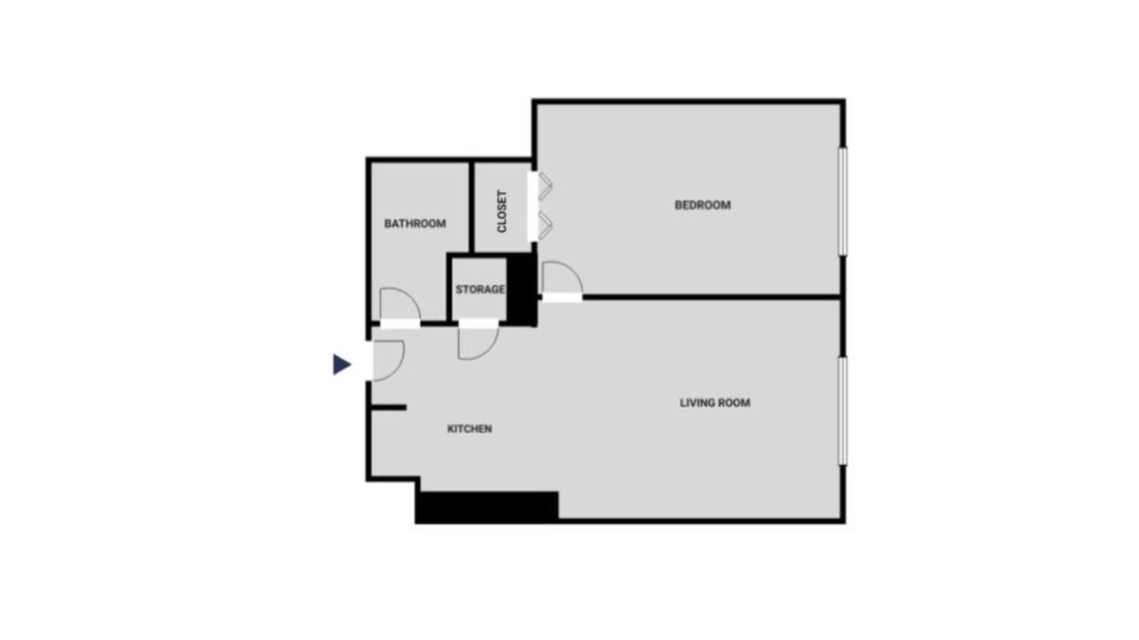 Apartamento Uws 1br W Gym Doorman Nr Park Nyc-1100 Nueva York